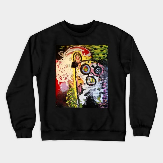 A cat bell Crewneck Sweatshirt by shamanprints